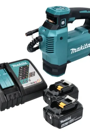 Achetez Aujourd'hui Makita DMP 181 RM Compresseur à batterie 18 V 11,1 bar + 2x batterie 4,0 Ah + chargeur