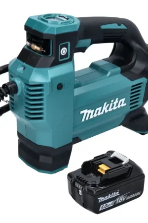 Produit De Marque Makita DMP181T1 Compresseur/Gonfleur sans fil 11,1 bar 18V + 1x Batterie 5,0 Ah - sans chargeur