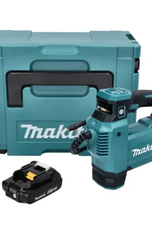 Makita DMP 181 A1J Compresseur sans fil 18 V 11,1 bar + 1x batterie 2,0 Ah + Makpac - sans chargeur Populaire