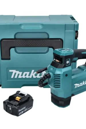 Réduction Makita DMP 181 F1J Gonfleur sans fil 11,1 bar 18 V + 1x Batterie 3,0 Ah + Coffret MAKPAC - sans chargeur