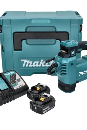 Makita DMP 181 RFJ Gonfleur sans fil 11,1 bar 18 V + 2x Batteries 3,0Ah + Chargeur + Makpac Affaire À Saisir