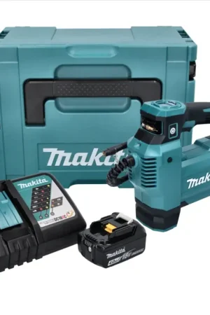 Réduction Makita DMP 181 RM1J Compresseur sur batterie 18 V 11,1 bar + 1x batterie 4,0 Ah + chargeur + Makpac