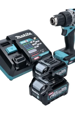 Bon Marché Makita DF 002 GD2 Perceuse-visseuse sans fil 40 V maxi 64 Nm brushless XGT + 2x Batteries 2,5 Ah + Chargeur