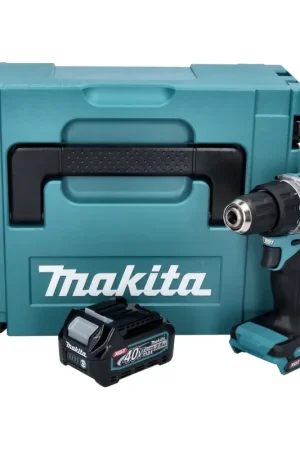 Retour Gratuit Makita DF 002 GD101 Perceuse-visseuse sans fil 40 V max 64 Nm Brushless XGT + 1x Batterie 2,5 Ah + Coffret Makpac - sans chargeur
