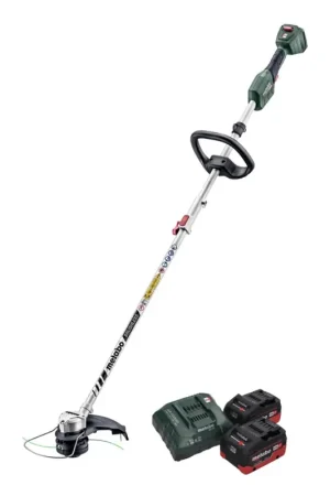 Authentique Coupe-herbe sans fil Metabo RTD 18 LTX BL 30 18 V 30 cm brushless + 2x Batteries 5,5 Ah + Chargeur