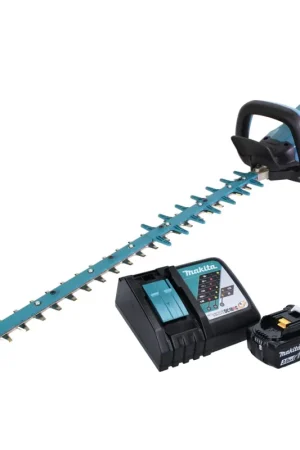 Jusqu'à Épuisement Des Stocks Makita DUH 752 RF1 taille-haie à batterie 18 V 75 cm sans balais + 1x batterie 3,0 Ah + chargeur