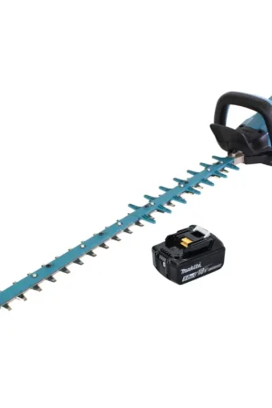 Bon Plan Makita DUH 752 T1 Taille-haie sans fil 75cm Brushless 18V + 1x Batterie 5,0Ah - sans chargeur