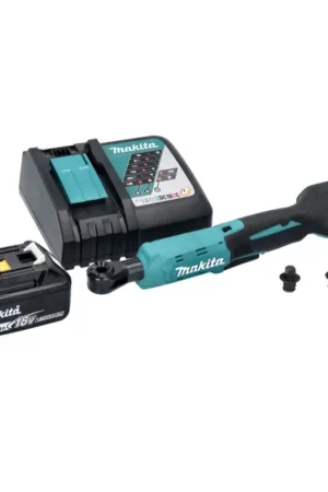 Meilleur Prix Makita DWR 180 RT1 Visseuse à cliquet sans fil 18 V 47,5 Nm 1/4'' 3/8'' + 1x batterie 5,0 Ah + chargeur