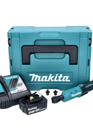 Makita DWR 180 RF1J Visseuse à cliquet sans fil 18 V 47,5 Nm 1/4'' 3/8'' + 1x batterie 3,0 Ah + chargeur + Makpac Acheter En Ligne