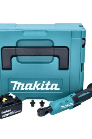 Makita DWR 180 G1J Visseuse à cliquet sans fil 18 V 47,5 Nm 1/4'' 3/8'' + 1x batterie 6,0 Ah + Makpac - sans chargeur Petit Prix