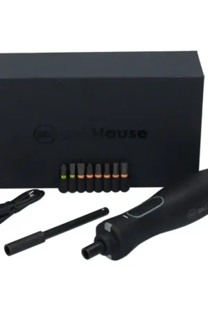 Wiha zai home Tournevis électrique E 3,6 V 1,5 Ah (DHT0001) + Jeu de 8 embouts Expédition Rapide