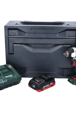 Visseuse à chocs sans fil Metabo SSW 18 LT 300 BL 18 V 300 Nm 1/2" sans balai + 1x batterie 4,0 Ah + chargeur + métaCASE Jusqu'à Épuisement Des Stocks