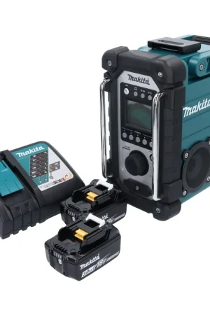 Top Vente Makita DMR107RF Radio de chantier sans fil 7,2V -18V + 2x Batteries 3,0Ah + Chargeur