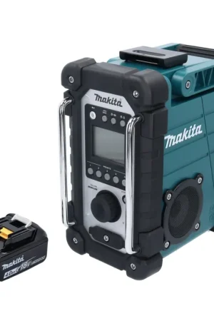 Offre Spéciale Makita DMR 107 M1 Radio de chantier à batterie 7,2 - 18 V + 1x batterie 4,0 Ah - sans chargeur