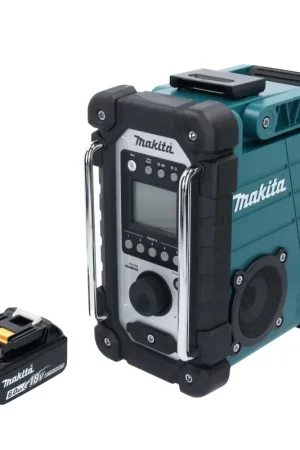 Commander Maintenant Makita DMR107G1 Radio de chantier sans fil 7,2V- 8V + 1x Batterie 6,0Ah - sans chargeur