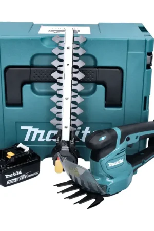 Makita DUM 111 F1XJ Cisaille à gazon sans fil 18 V + 1x batterie 3,0 Ah + Makpac - sans chargeur Promotion Saisonnière