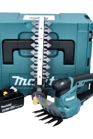 Vente Directe Makita DUM 111 T1XJ Cisaille à herbe sans fil 18 V + 1x batterie 5,0 Ah + Makpac - sans chargeur