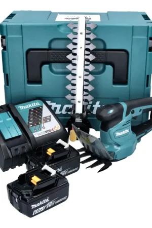 Authentique Makita DUM 111 RGXJ Cisaille à gazon sans fil 18 V + 2x batterie 6,0 Ah + chargeur + Makpac