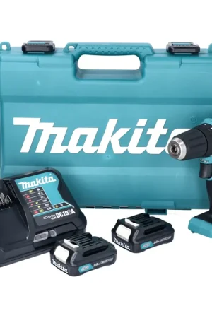 Nouvelle Collection Makita DF 332 DSAE Perceuse-visseuse sans fil 12 V 35 Nm Brushless + 2x batterie 10,8 V 2,0 Ah + chargeur + coffret