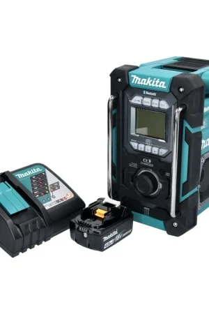 Acheter Direct Makita DMR 301 RM1 Radio de chantier sans fil 12 V maxi - 18 V DAB / DAB+ / Bluetooth + 1x batterie 4,0 Ah + chargeur