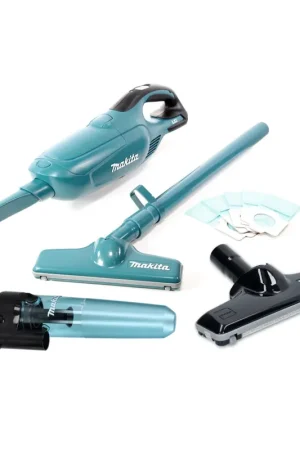 Achat Immédiat Aspirateur sans fil Makita DCL 182 Z 18 V + accessoire séparateur cyclone + suceur pour tapis - sans batterie, sans chargeur