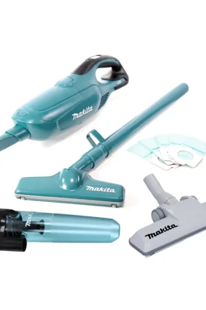 Aspirateur sans fil Makita DCL 182 Z 18 V + accessoire séparateur cyclone + suceur de sol commutable - sans batterie, sans chargeur Nouveauté