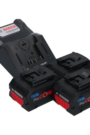 Bosch Kit de démarrage - 3x Batteries GBA ProCORE 18 V 8,0 Ah (3x 1600A016GK) + Chargeur GAL 18V-160 C (1600A019S5) Commander Maintenant