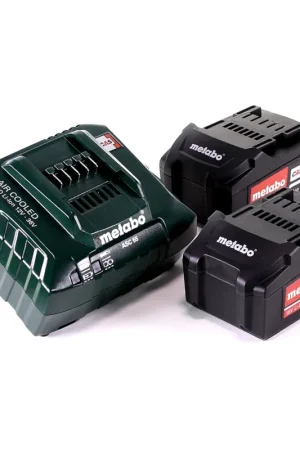 Offre Du Jour Metabo Set de base 2x bloc batterie Li-Power 18 V 4,0 Ah CAS Li-Ion + chargeur ASC 55 ( 685050380 )