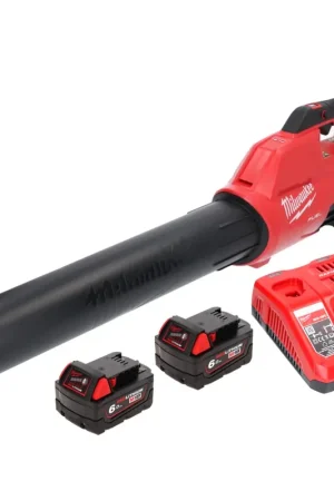 Souffleur à feuilles sans balais Milwaukee M18 FBL-602FC + 2x batteries 6,0 Ah + chargeur Pas Cher