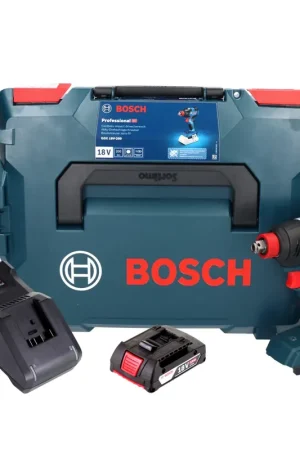 Acheter Direct Bosch GDX 18V-200 Professional Clé à chocs rotative sans fil 18 V 200 Nm sans balais + 1x batterie 2,0 Ah + chargeur + L-BOXX