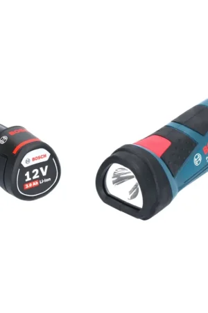 Authentique Lampe sur batterie Bosch GLI 12V-80 Professional 12 V 80 lumens + 1x batterie 3,0 Ah - sans chargeur