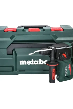 Dernière Chance Metabo KH 18 LTX BL 24 Marteau perforateur sans fil 18 V 2,2 J SDS Plus Brushless ( 601713840 ) + metaBOX - sans batterie, sans chargeur