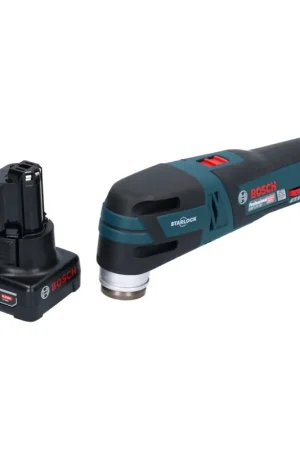 Bosch GOP 12V-28 Professional Découpeur-ponceur sans fil Starlock Brushless + 1x Batterie 6,0 Ah - sans chargeur Haute Qualité