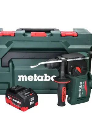 Metabo KH 18 LTX BL 24 Marteau perforateur sans fil 18 V 2,2 J SDS Plus Brushless + 1x batterie 10,0 Ah + metaBOX - sans chargeur Retour Gratuit