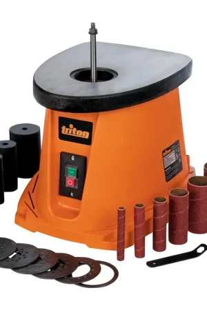 Vente Flash Ponceuse à broche oscillante Triton TSPS450 450 W 13 - 76 mm + 6x manchons abrasifs
