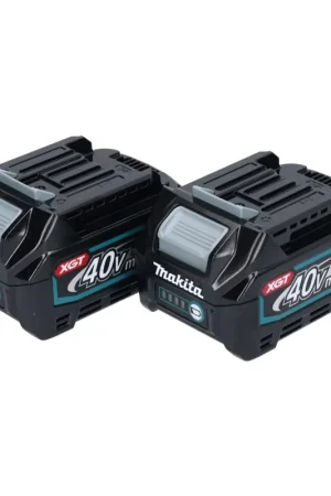 Jeu de batteries Makita 2x batterie Li-Ion BL 4020 40 V max. 2,0 Ah XGT (2x 191L29-0) classe de protection IP64 avec affichage LED Promotion Saisonnière