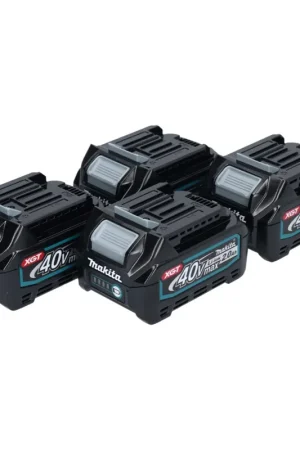 Jeu de batteries Makita 4x batterie Li-Ion BL 4020 40 V max. 2,0 Ah XGT (4x 191L29-0) classe de protection IP64 avec affichage LED Prix Choc