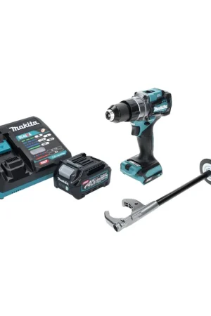 Makita DF 001 GA1 perceuse-visseuse sans fil 40 V max. 140 Nm XGT Brushless + 1x batterie 2,0 Ah + chargeur Produit De Marque