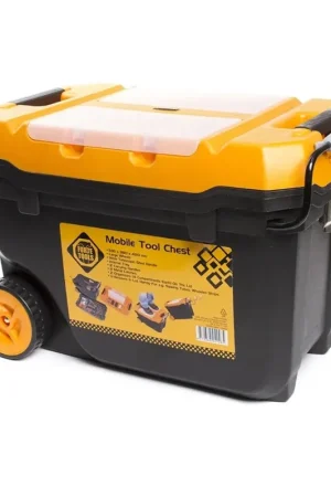 Satisfait Ou Remboursé Boîte de montage mobile Forte Tools, boîte à outils à roulettes grande taille 59,5 x 42 x 38 cm robuste avec fermeture métallique et organisateur amovible (000051144574)