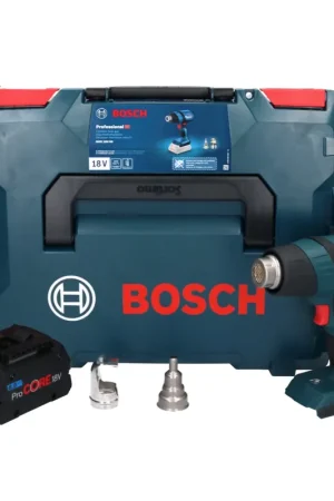 Offre Spéciale Bosch Professional GHG 18V-50 Décapeur thermique sans fil 18V 300°C / 500°C + 1x Batterie ProCORE 8,0Ah + Coffret L-Boxx - sans chargeur