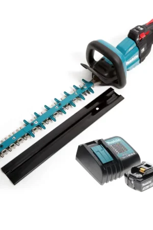 Petit Prix Makita DUH 502 SF Taille-haie sans fil 18 V 50 cm Brushless + 1x batterie 3,0Ah + chargeur gert