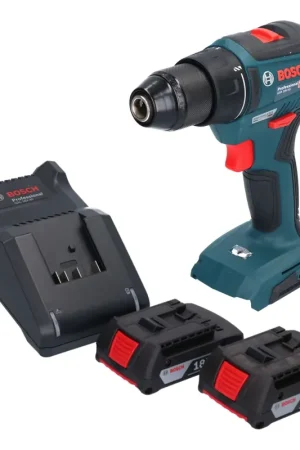Bosch GSR 18V-55 Professional Perceuse-visseuse sans fil 18 V 55 Nm Brushless + 2x batterie 2,0 Ah + chargeur Livraison Express