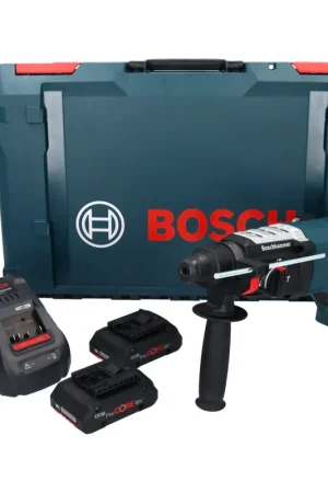 Bosch GBH 18V-28 DC Professional Marteau perforateur sans fil 18 V 3,4 J SDS Plus Brushless + 2x batterie ProCORE 4,0 Ah + chargeur + XL-Boxx Nouvelle Collection