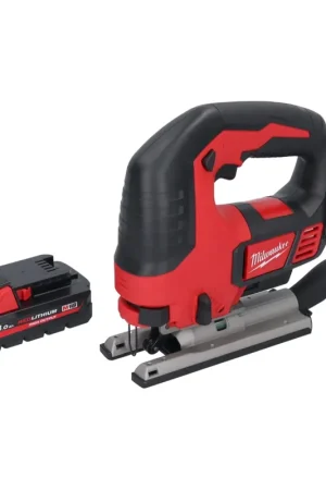Pas Cher Milwaukee M18 BJS-301 Scie sauteuse sans fil 18 V + 1x batterie 3,0 Ah - sans chargeur