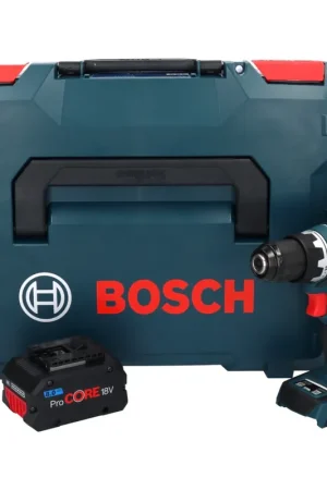 Bosch GSR 18V-90 C Professional Perceuse-visseuse sans fil 64 Nm 18V Brushless + 1x Batterie ProCORE 8,0 Ah + Coffret L-Boxx - sans chargeur Solde