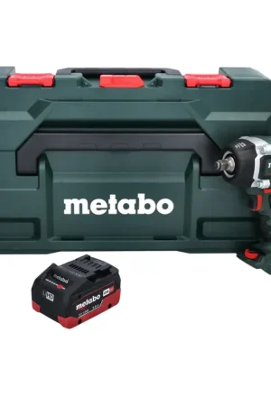 Achetez Aujourd'hui Metabo SSW 18 LTX 800 BL Visseuse à choc sans fil 18 V 800 Nm 1/2" Brushless + 1x batterie 5,5 Ah + metaBOX - sans chargeur