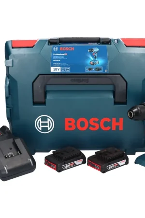 Bosch GSR 18V-45 Perceuse-visseuse sans fil 18 V 45 Nm brushless + 2x Batteries 2,0 Ah + Chargeur + Coffret L-Boxx Acheter Direct