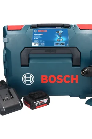 Affaire À Saisir Bosch GSR 18V-45 Perceuse-visseuse sans fil 18 V 45 Nm Brushless + 1x batterie 5,0 Ah + chargeur + L-Boxx