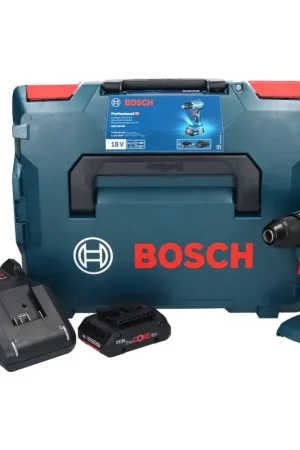 Bosch GSR 18V-45 Perceuse-visseuse sans fil 18 V 45 Nm brushless + 1x Batterie ProCORE 4,0 Ah + Chargeur + Coffret L-Boxx Promotion Saisonnière