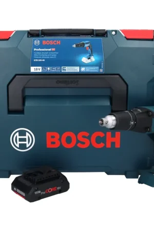 Bosch GTB 18V-45 Visseuse pour cloisons sèches sans fil 18 V 32 Nm Brushless + 1x batterie ProCORE 4,0 Ah + L-Boxx - sans chargeur Certifié